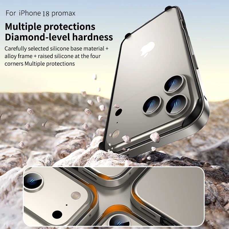 Hybrid Silicone Frame Aluminum - Metal Bumper Aluminum Frame Case recension och pris