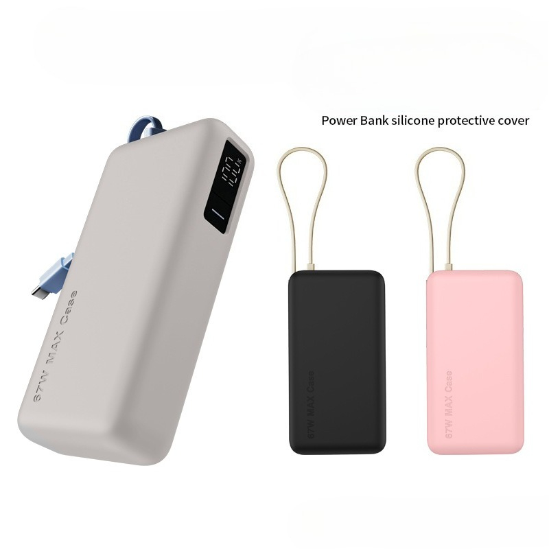 Fashion Silicone Protective Ca - Power Banks recension och pris
