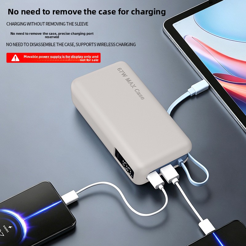 Fashion Silicone Protective Ca - Power Banks recension och pris