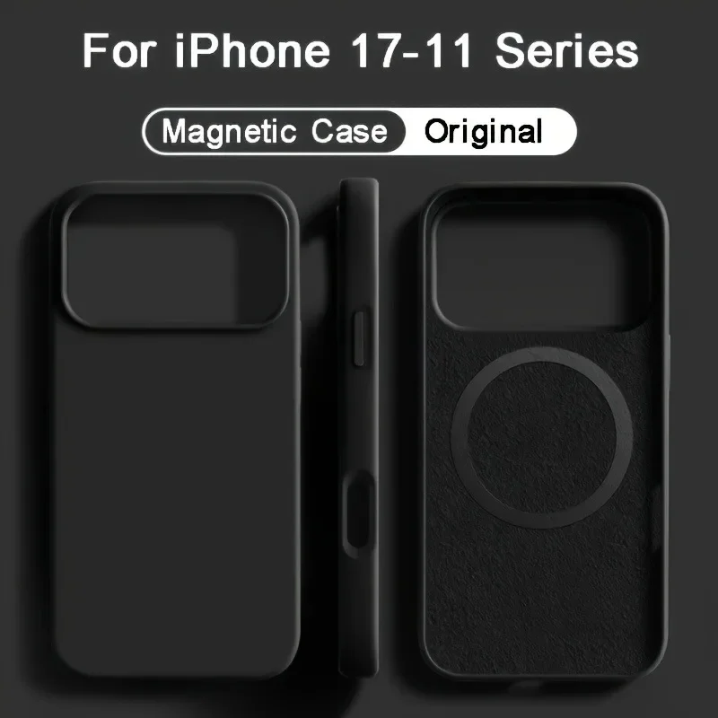 Fashionable Magnetic Liquid Si - Liquid Silicone Magnetic Phone Case recension och pris