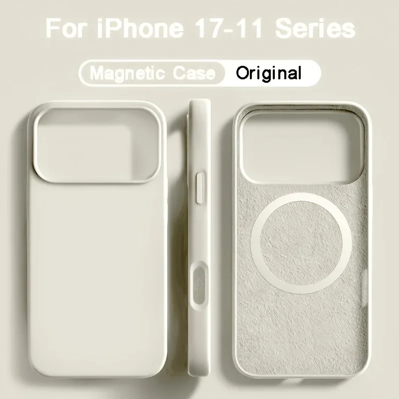 Fashionable Magnetic Liquid Si - Liquid Silicone Magnetic Phone Case recension och pris